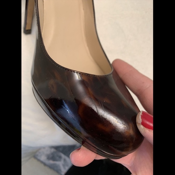 USED L.K.‎ Bennett - Sledge - Pump in Tortoise 39 - Picture 3 of 12